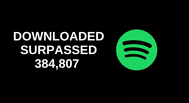 spotify downloads reached